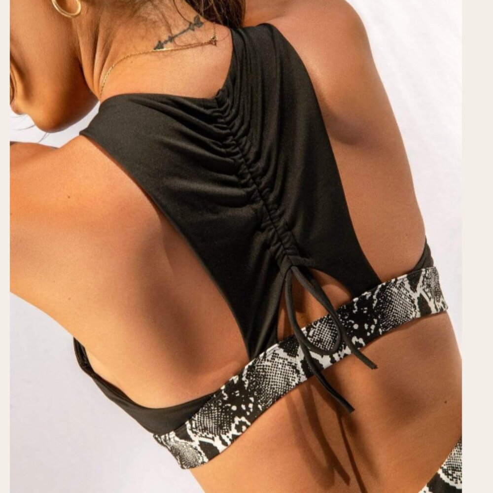 CXIX Rattlesnake Ruche Top Size XL Polewear - Picture 3 of 8
